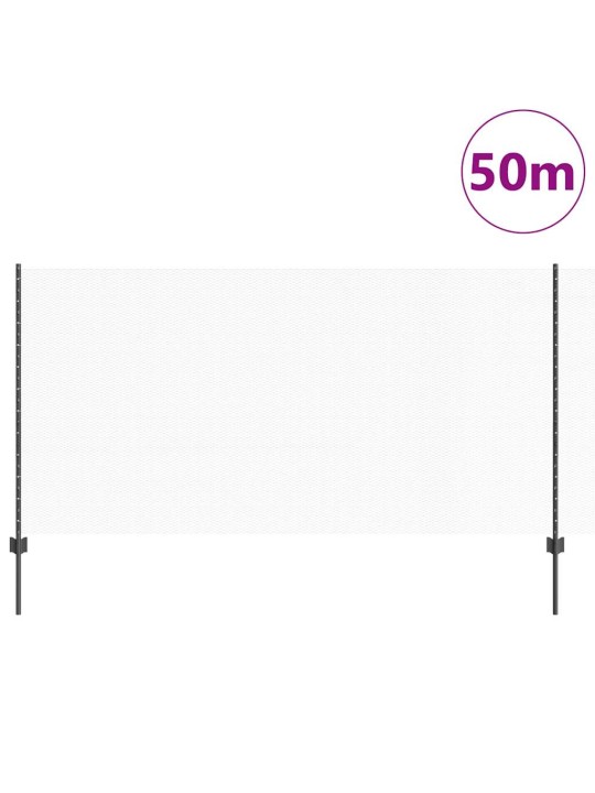 Žogs ar stabiem. pelēka 1.2 x 50 m tērauds
