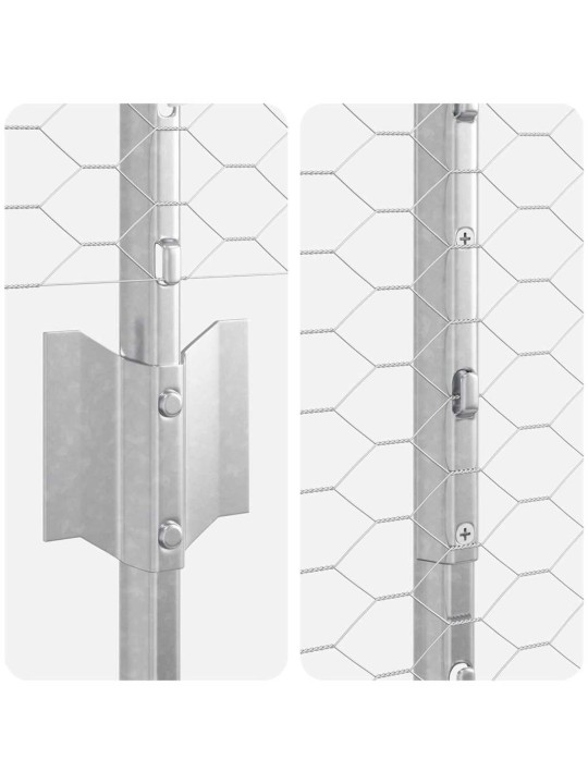 Žogs ar stabiem. sudraba 1.2 x 25 m tērauds