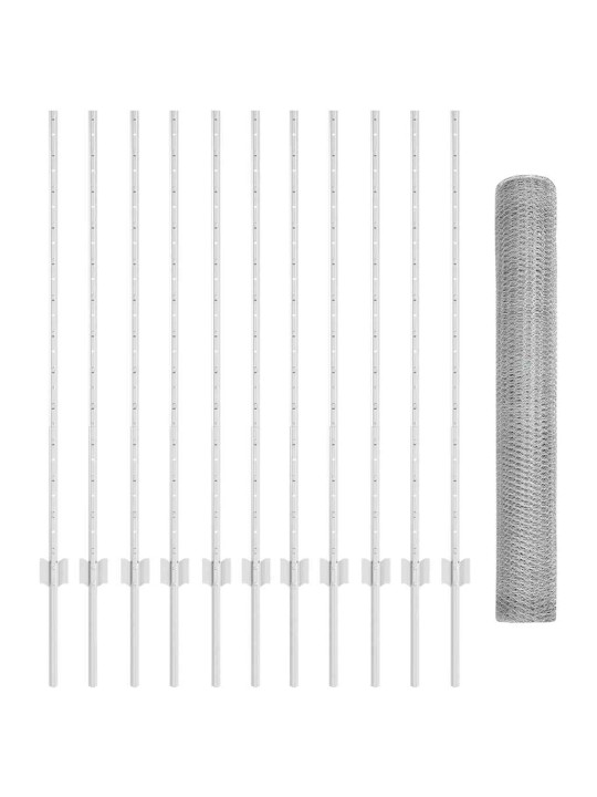 Žogs ar stabiem. sudraba 1.2 x 25 m tērauds