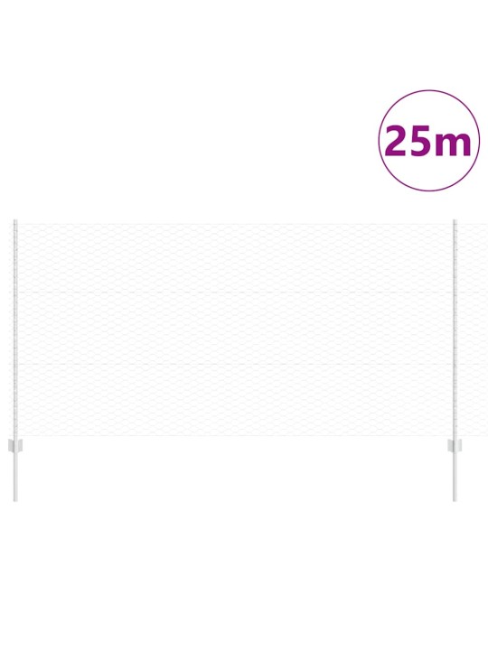 Žogs ar stabiem. sudraba 1.2 x 25 m tērauds