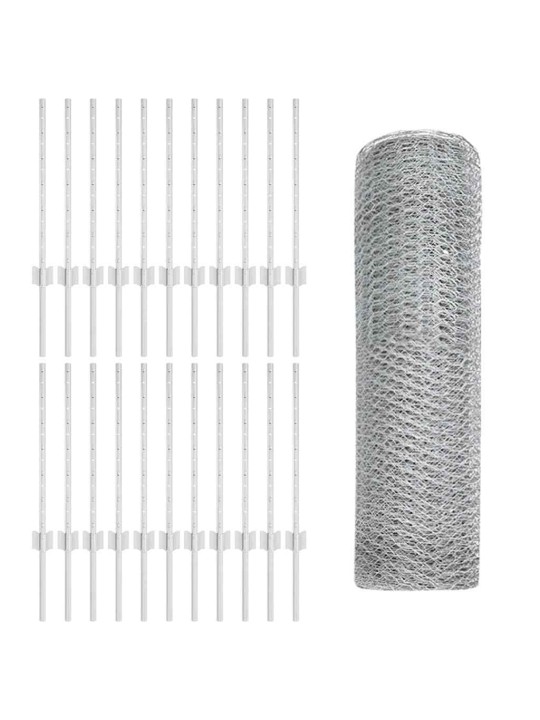 Žogs ar stabiem. sudraba 0.5 x 50 m tērauds