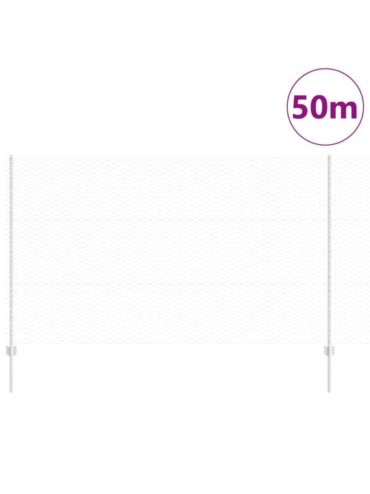 Žogs ar stabiem. sudraba 1.4 x 50 m tērauds