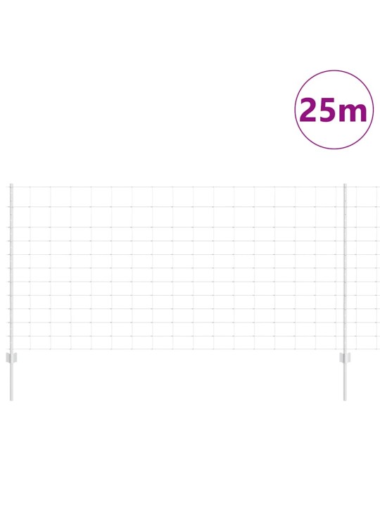 Žogs ar stabiem. sudraba 1.2 x 25 m tērauds