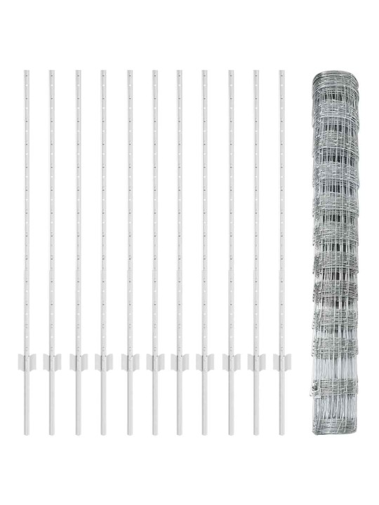 Žogs ar stabiem. sudraba 1.2 x 25 m tērauds