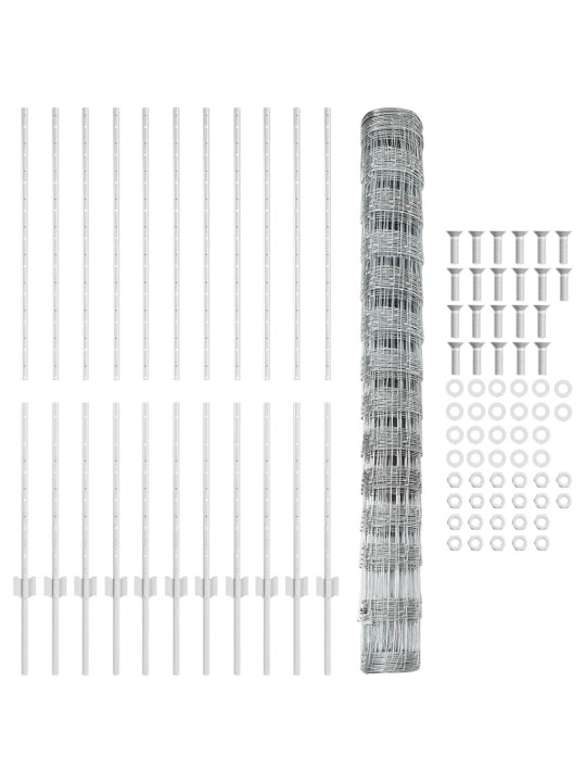 Žogs ar stabiem. sudraba 1.4 x 25 m tērauds