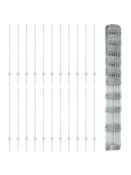 Žogs ar stabiem. sudraba 1.2 x 50 m tērauds