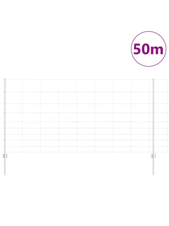 Žogs ar stabiem. sudraba 1.2 x 50 m tērauds