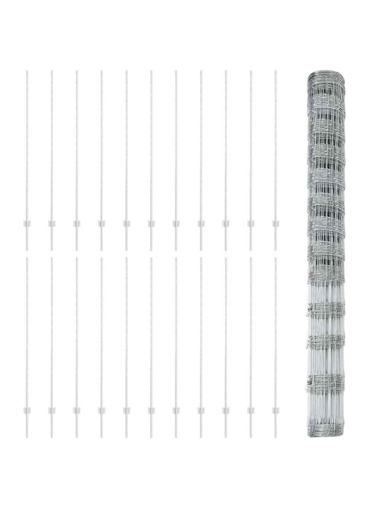 Žogs ar stabiem. sudraba 1.5 x 50 m tērauds