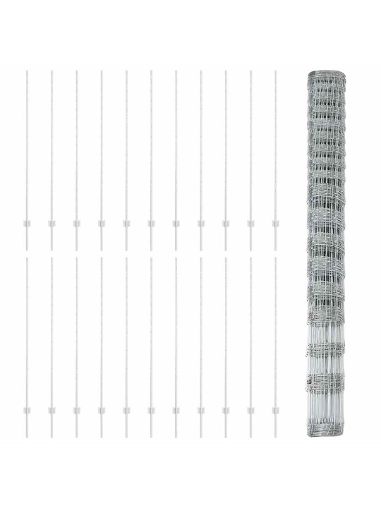Žogs ar stabiem. sudraba 1.5 x 50 m tērauds