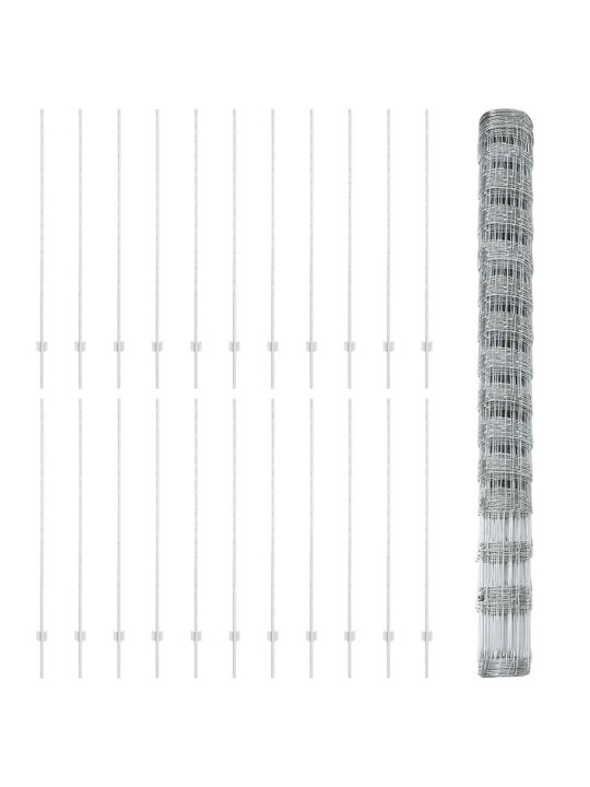 Žogs ar stabiem. sudraba 1.6 x 50 m tērauds