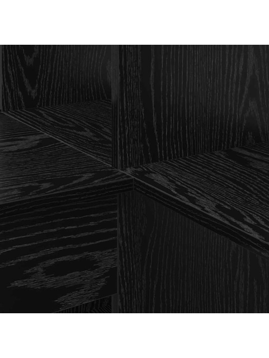 Stūra rakstāmgalds melns ozols 101.5 x 149.5 x 149.5 cm