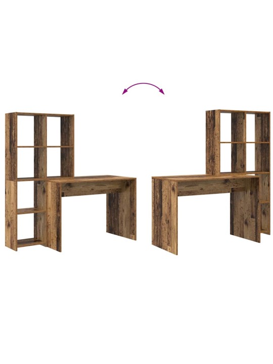 Galds vecs koks 138.5 x 55 x 143 cm inženierijas koks