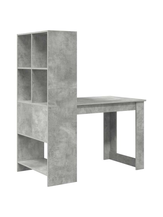 Galds betona pelēks 122 x 67 x 145 cm inženierijas koks