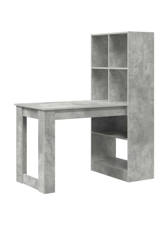 Galds betona pelēks 122 x 67 x 145 cm inženierijas koks