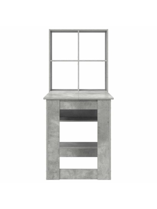Galds betona pelēks 122 x 67 x 145 cm inženierijas koks