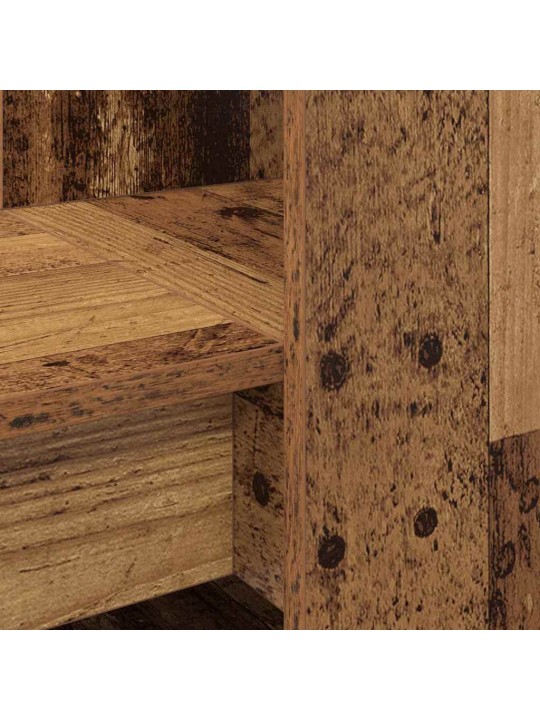 Galds ar plauktu vecs koks 122 x 67 x 145 cm inženierijas koks