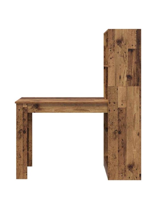 Galds ar plauktu vecs koks 122 x 67 x 145 cm inženierijas koks