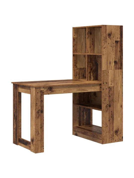 Galds ar plauktu vecs koks 122 x 67 x 145 cm inženierijas koks