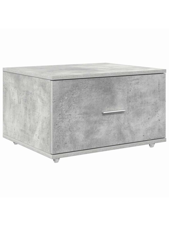 Galds betona pelēka 131.5 x 50 x 106.5 cm inženierijas koks