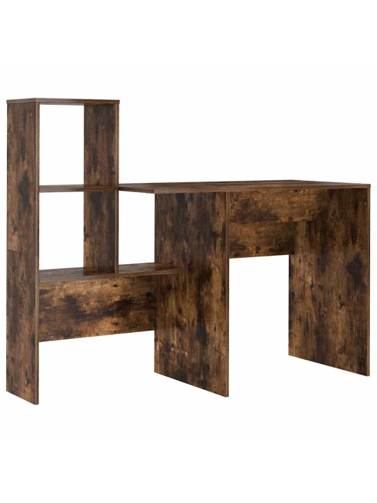 Galds ar atvilktni dūmakaina ozolkoka 131.5 x 50 x 106.5 cm