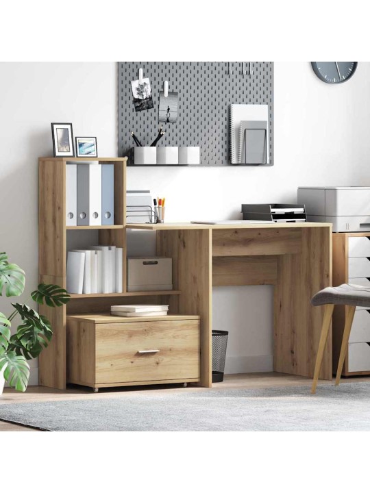 Galds amatnieku ozola 131.5 x 50 x 106.5 cm inženierijas koks