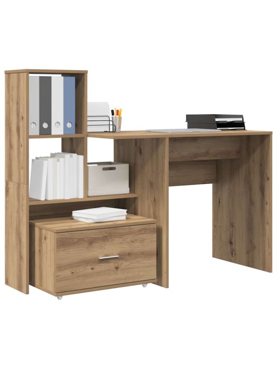 Galds amatnieku ozola 131.5 x 50 x 106.5 cm inženierijas koks