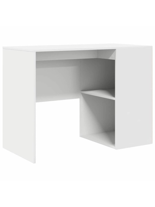 Stūra rakstāmgalds ar atvilktni 2 pcs balts 102 x 50 x 75 cm