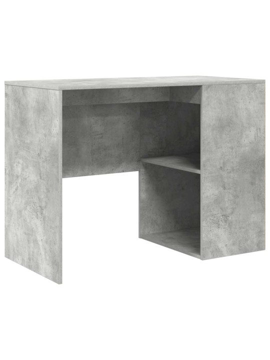 Stūra rakstāmgalds 2 pcs betona pelēks 102 x 50 x 75 cm