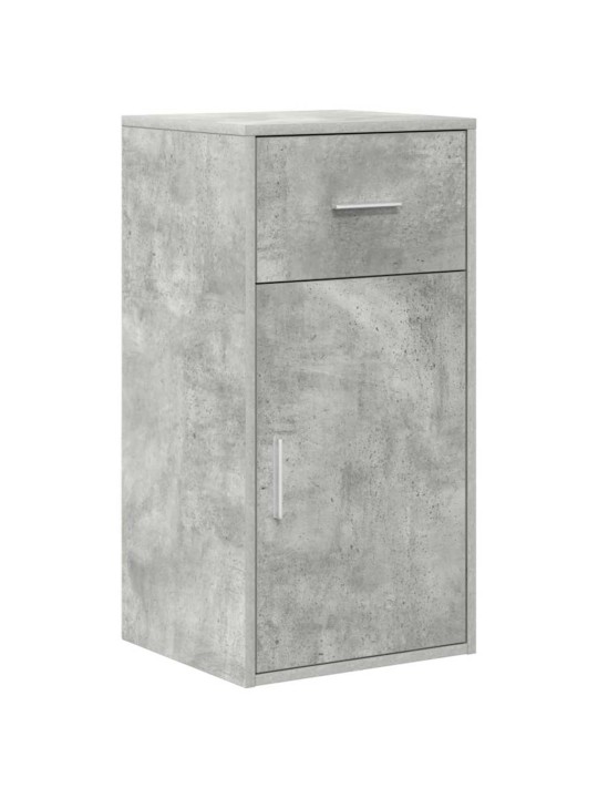 Stūra rakstāmgalds 2 pcs betona pelēks 102 x 50 x 75 cm
