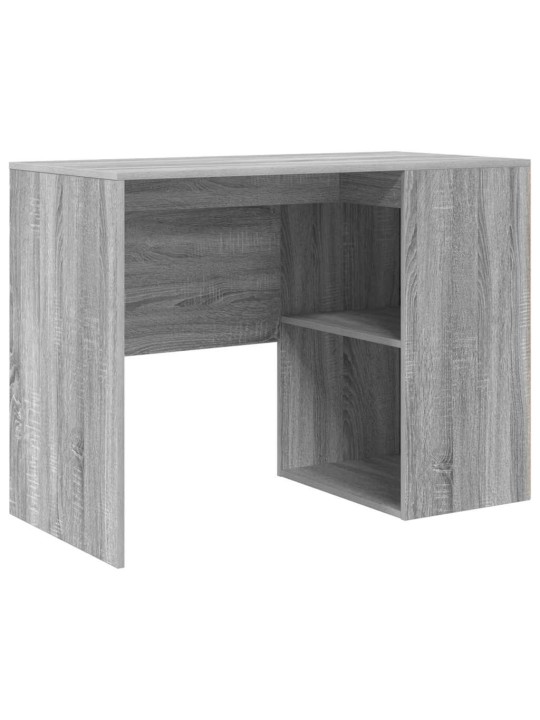 Stūra rakstāmgalds 2 pcs pelēka sonomas ozola 102 x 50 x 75 cm