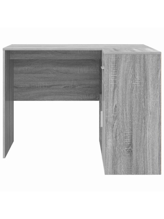 Stūra rakstāmgalds 2 pcs pelēka sonomas ozola 102 x 50 x 75 cm