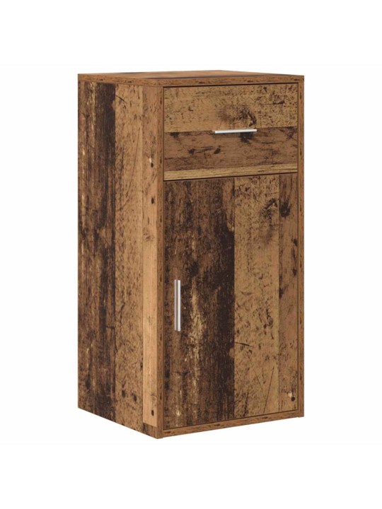 Stūra rakstāmgalds ar plauktu 2 pcs vecs koks 102 x 50 x 75 cm