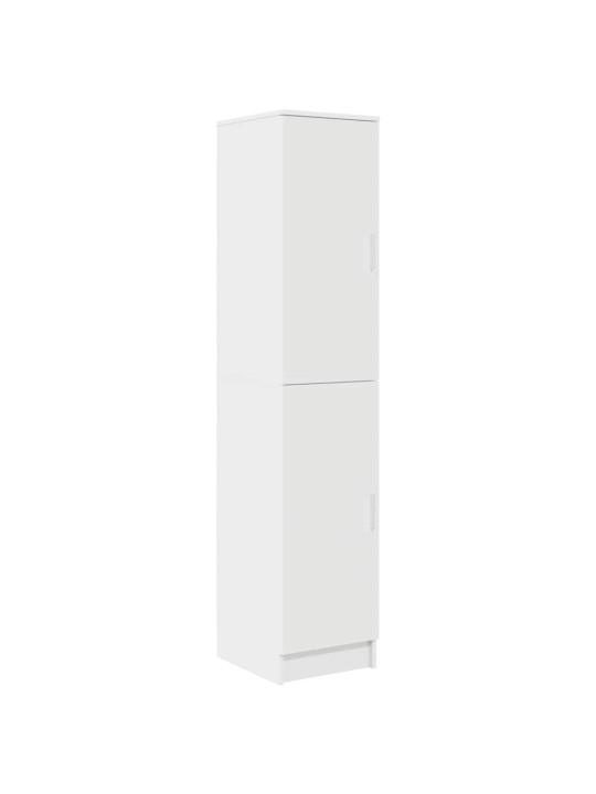 Galds ar uzglabāšanu ar durvīm 2 pcs balts 78.5 x 37 x 154.5 cm