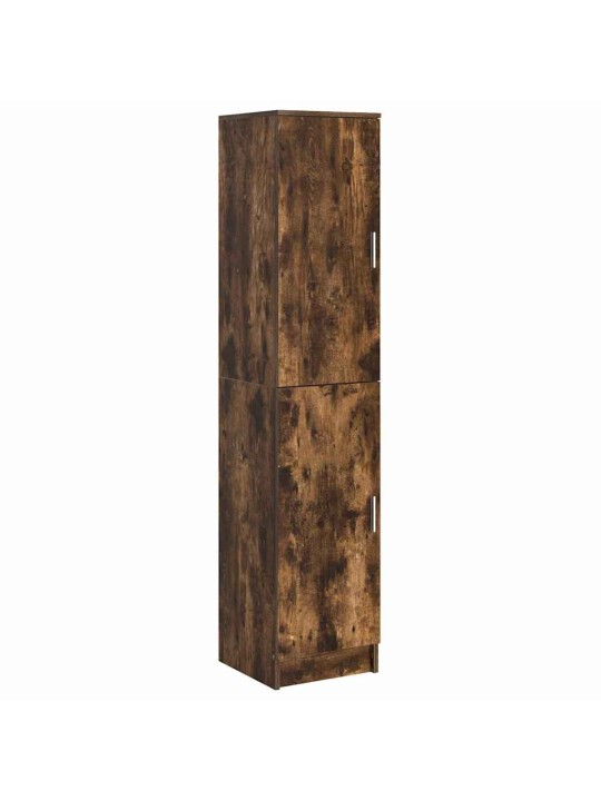 Galds ar uzglabāšanu 2 pcs dūmaka ozols 78.5 x 37 x 154.5 cm