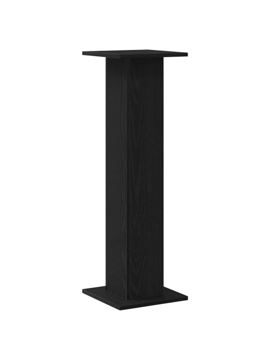Augu statīvs 2 pcs melns ozolkoks 30 x 30 x 95 cm