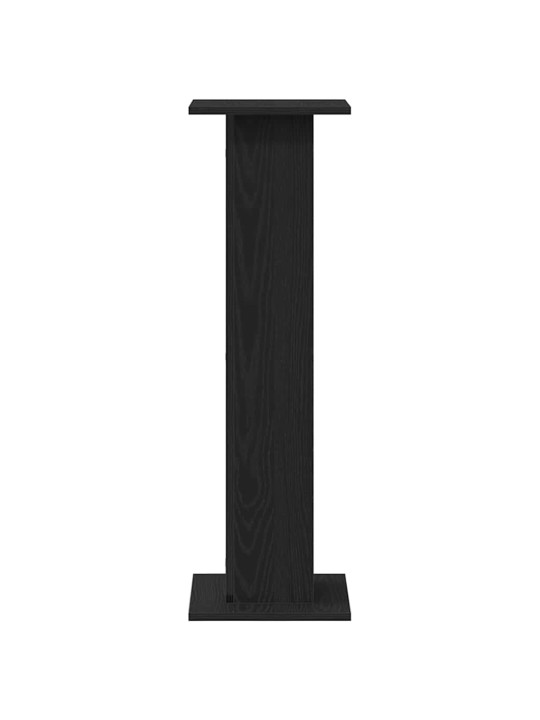 Augu statīvs 2 pcs melns ozolkoks 30 x 30 x 95 cm