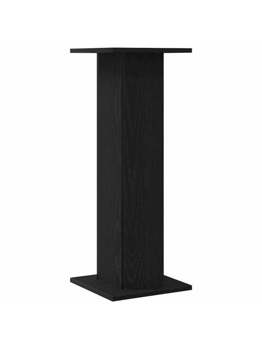 Augu statīvs 2 pcs melns ozols 30 x 30 x 80 cm