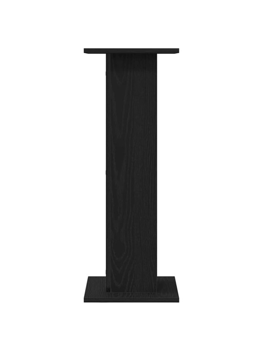 Augu statīvs 2 pcs melns ozols 30 x 30 x 80 cm