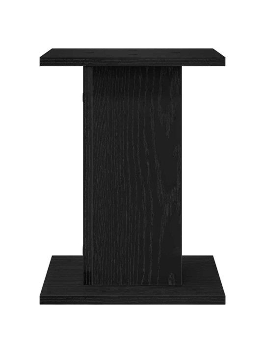 Augu statīvs 2 pcs melns ozols 30 x 30 x 40 cm