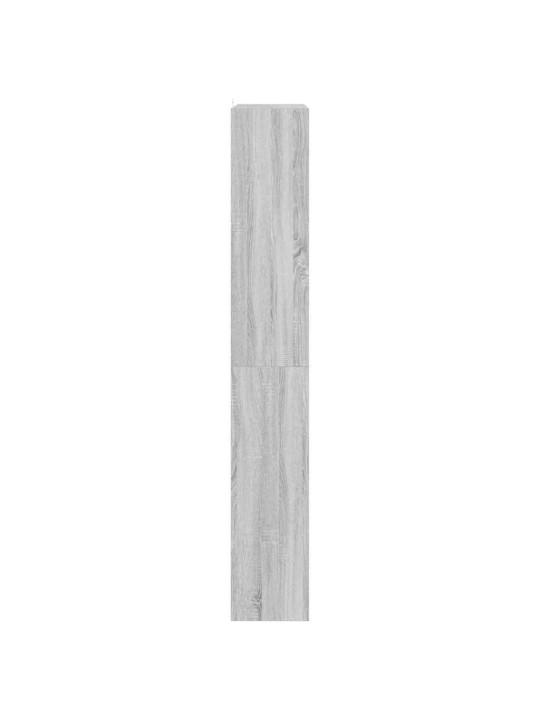 Grāmatplaukts pelēka sonomas ozola 100 x 30 x 198 cm