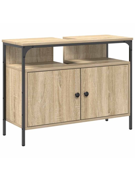 Vannas istabas mēbeļu komplekts 3 pcs brūna 80 x 30 x 60 cm