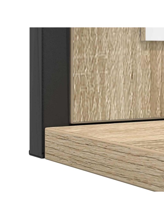 Vannas istabas mēbeļu komplekts 3 pcs brūna 60 x 33 x 60 cm