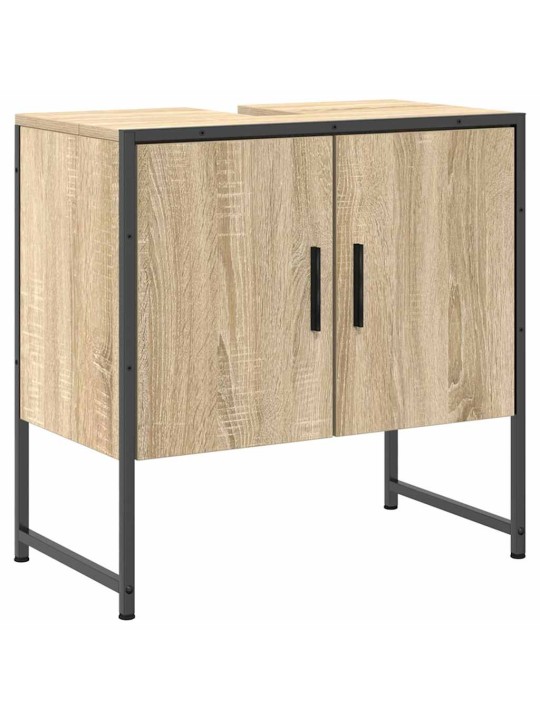 Vannas istabas mēbeļu komplekts 3 pcs brūna 60 x 33 x 60 cm