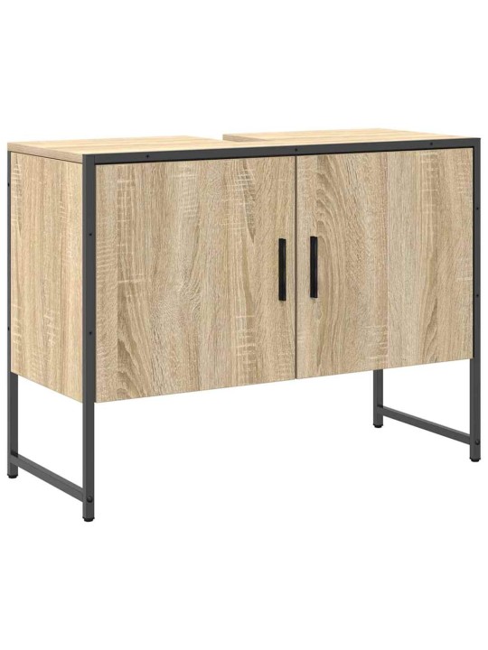 Vannas istabas mēbeļu komplekts 3 pcs brūna 33 x 33 x 120.5 cm