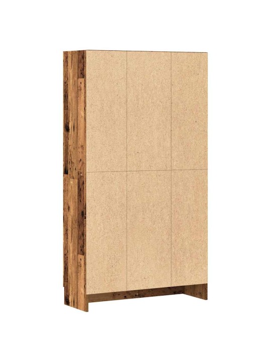 Grāmatu plaukts, veca koka, 82,5x30,5x150 cm, inženierijas koks
