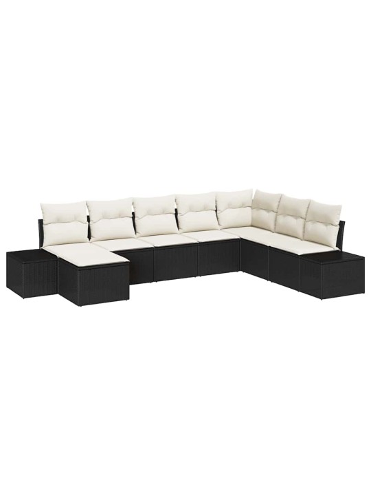 Dārza dīvānu komplekts ar spilvenu 8 pcs 319 x 209 x 85 cm