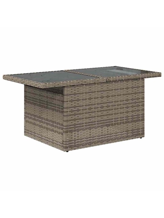 Dārza dīvānu komplekts 5 pcs pelēka 100 x 55 x 73 cm