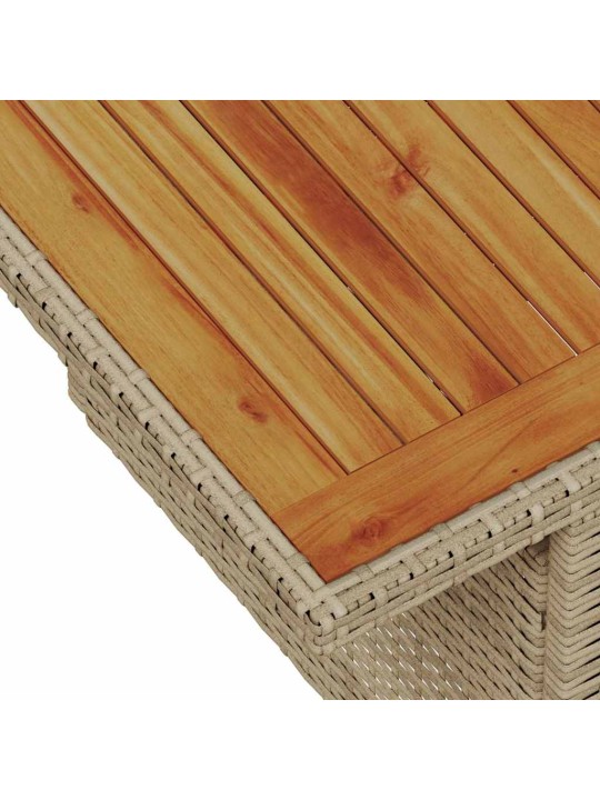 Dārza dīvānu komplekts 8 pcs bēšs un pelēks 100 x 55 x 73 cm