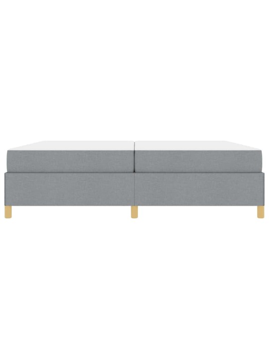 Kontinentālā gulta gaiši pelēks un balts 200 x 200 cm