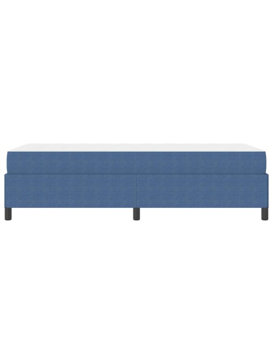 Gultas rāmis zila 90 x 190 cm korduroja audums